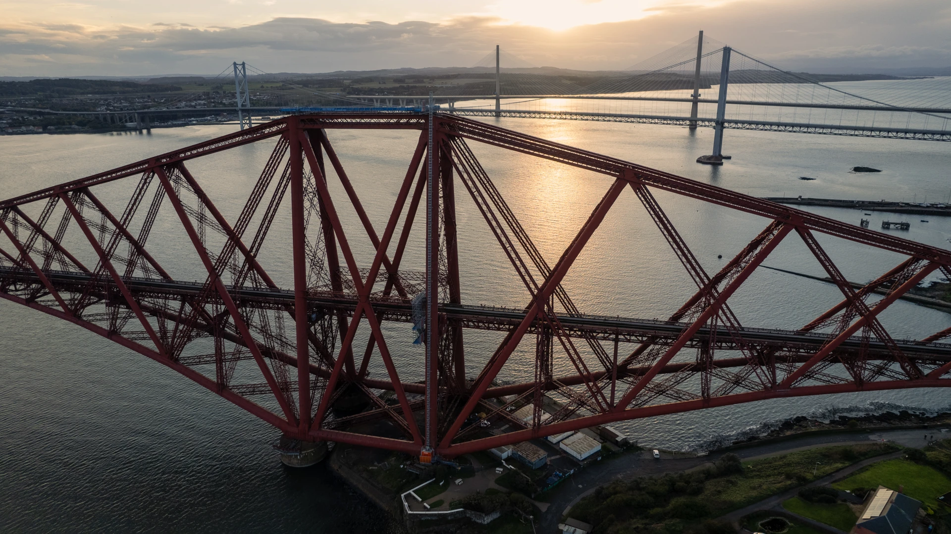 Three Bridges at Sunset