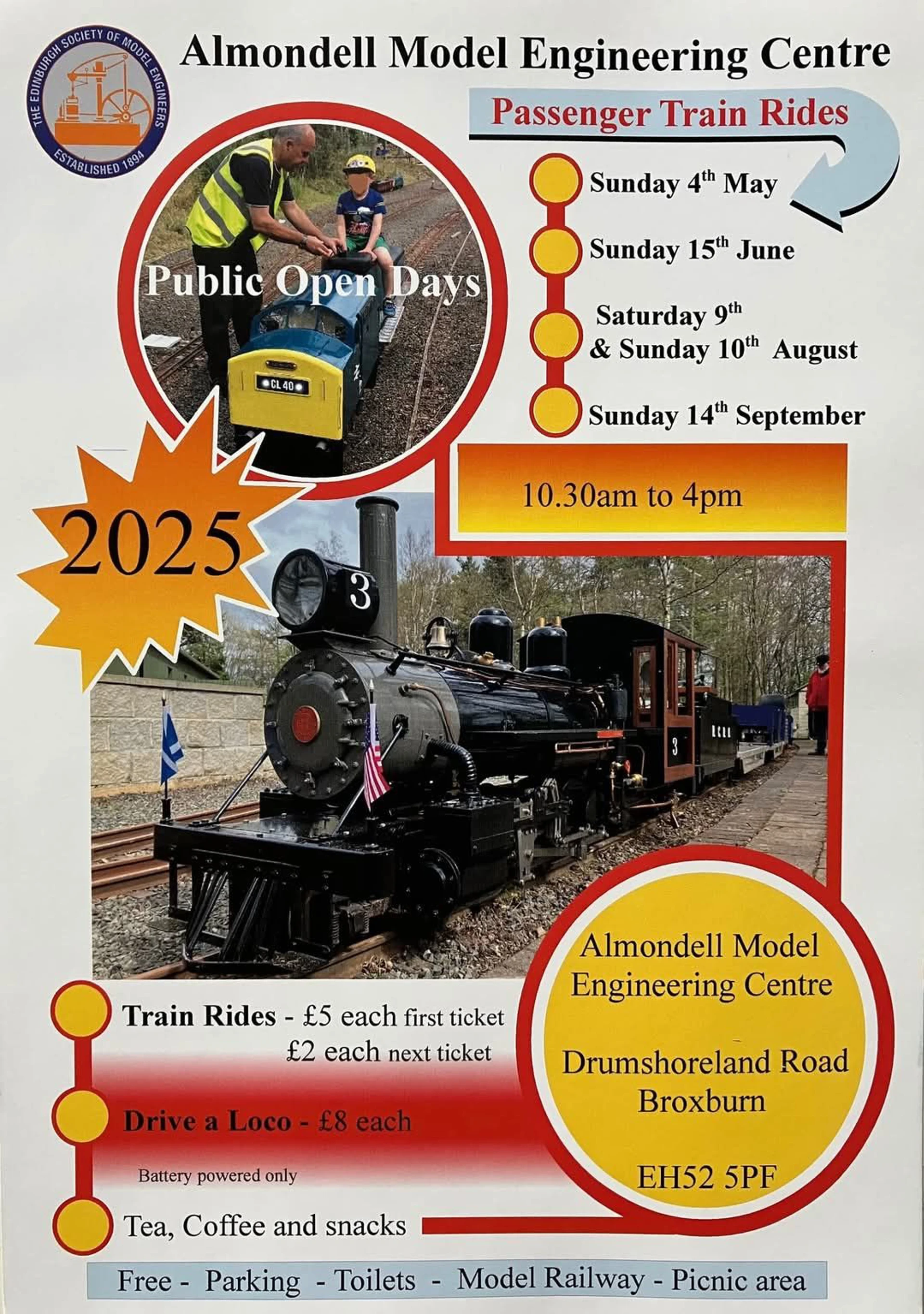 Background image - Almondell Model Engineering Ope Days