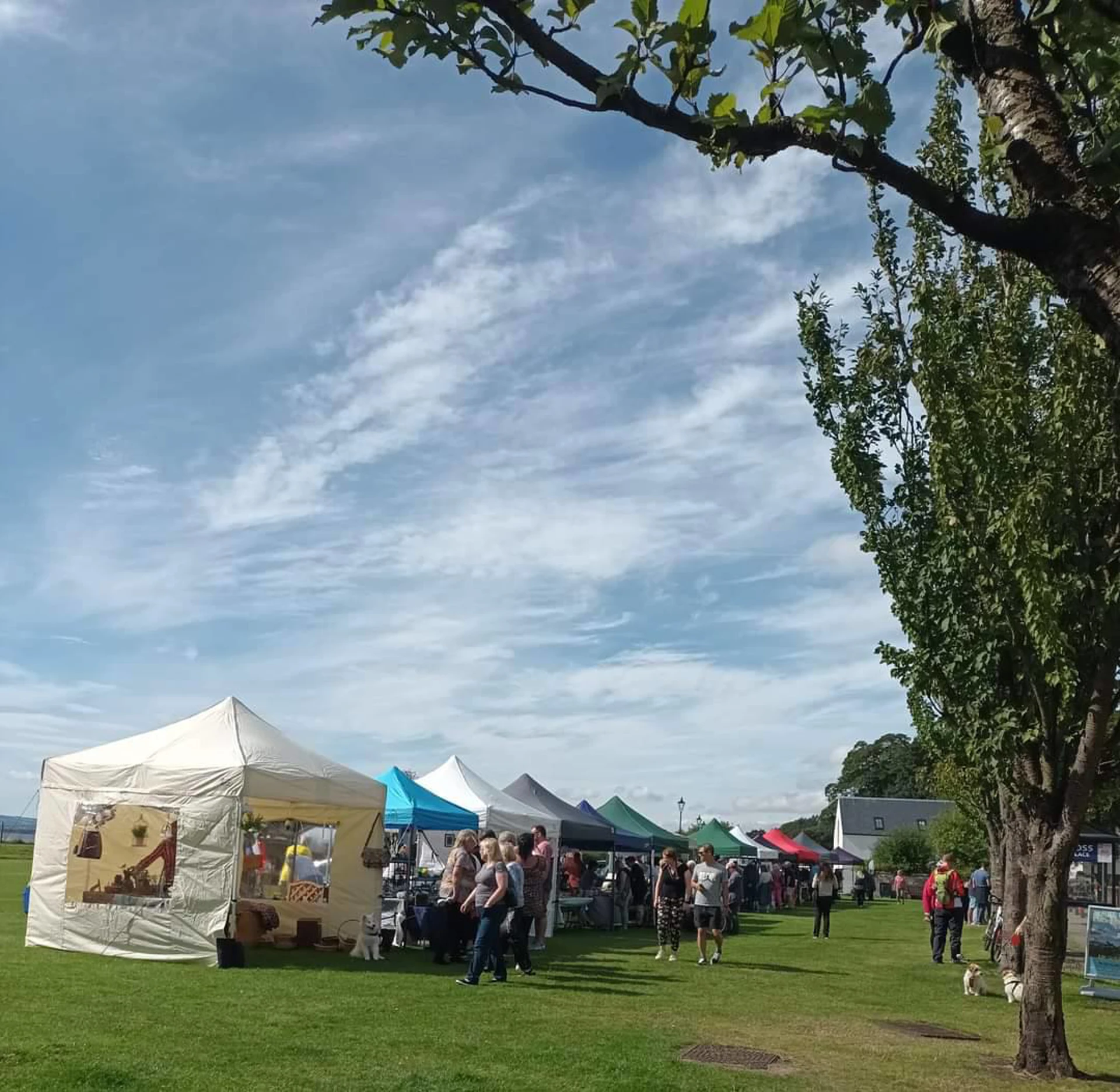 Background image - Culross Community Market Stalls