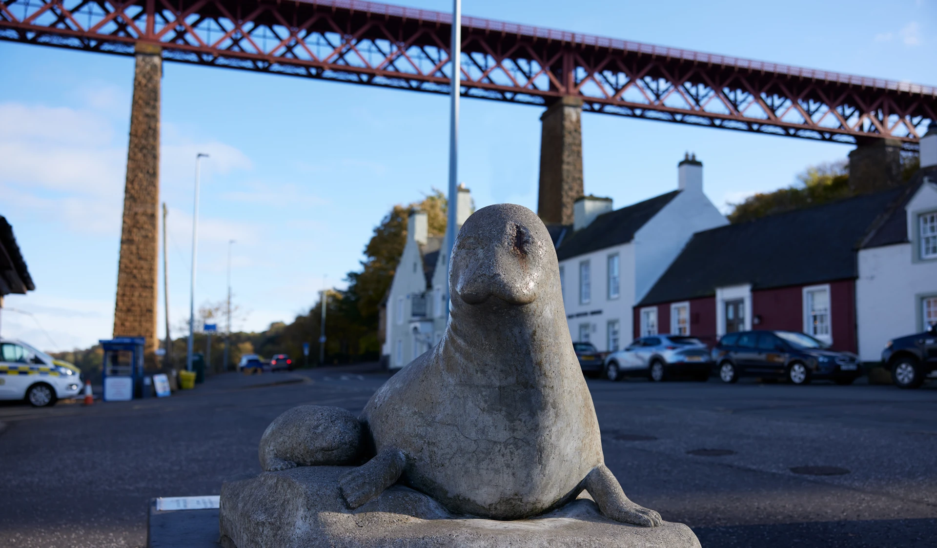 Background image - Seal Statue