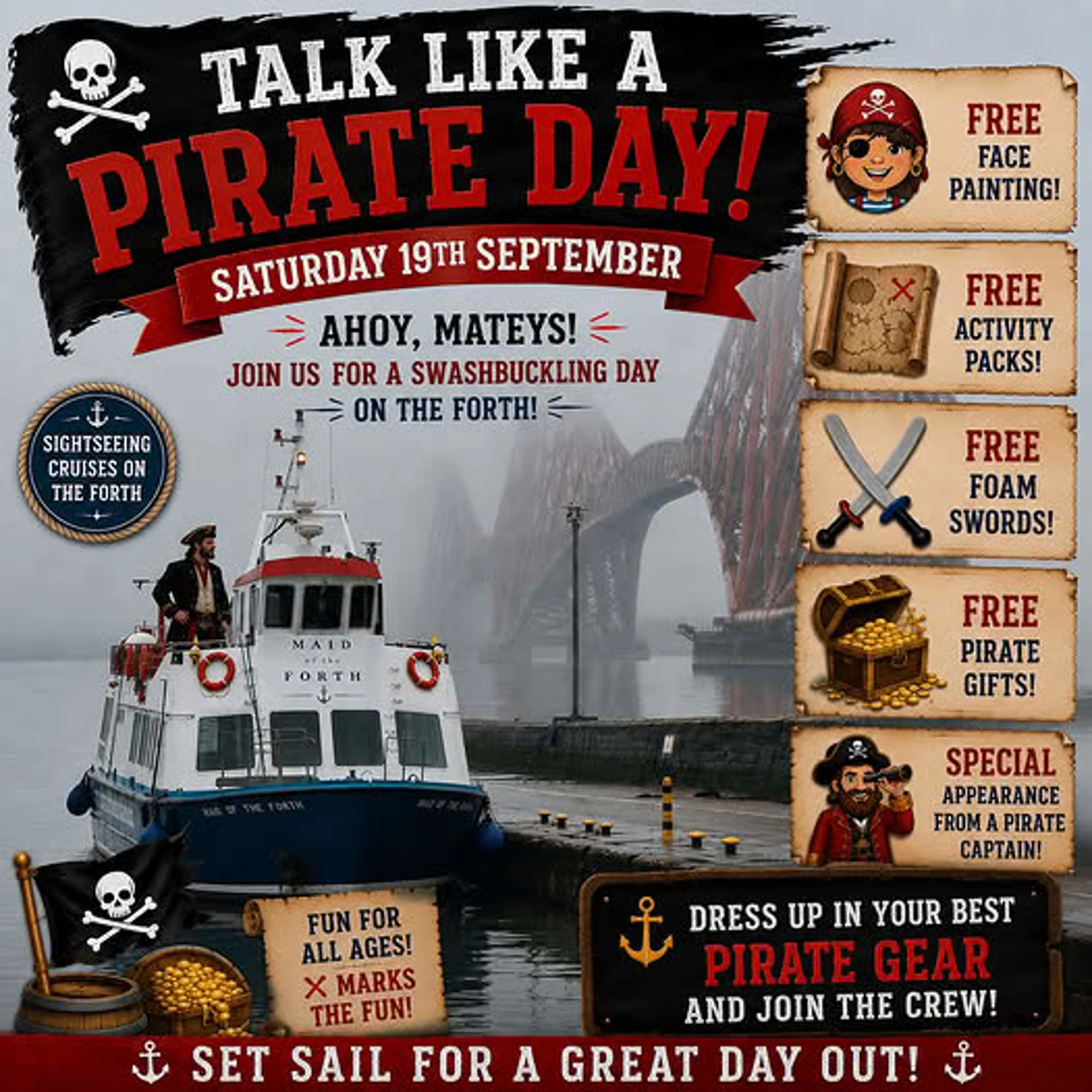 Background image - Pirate Day Maid Of Forth