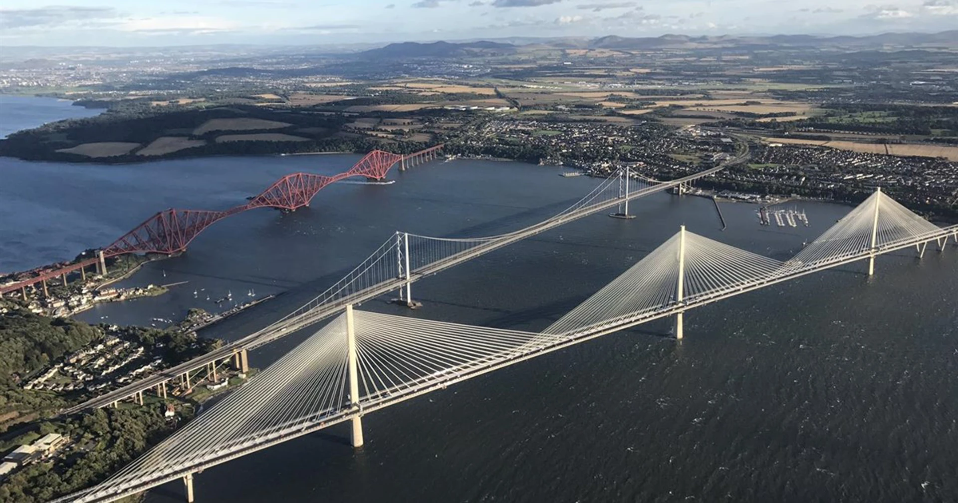 Background image - Aerial Forth Bridges 120917 Large