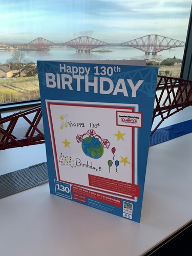 Forth Bridge 130th Birthday Card