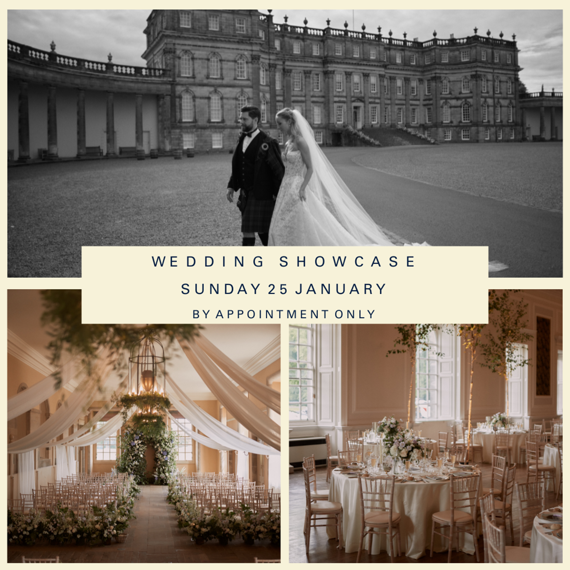 Background image - Wedding Showcase Ad Hopetoun House 25 Jan