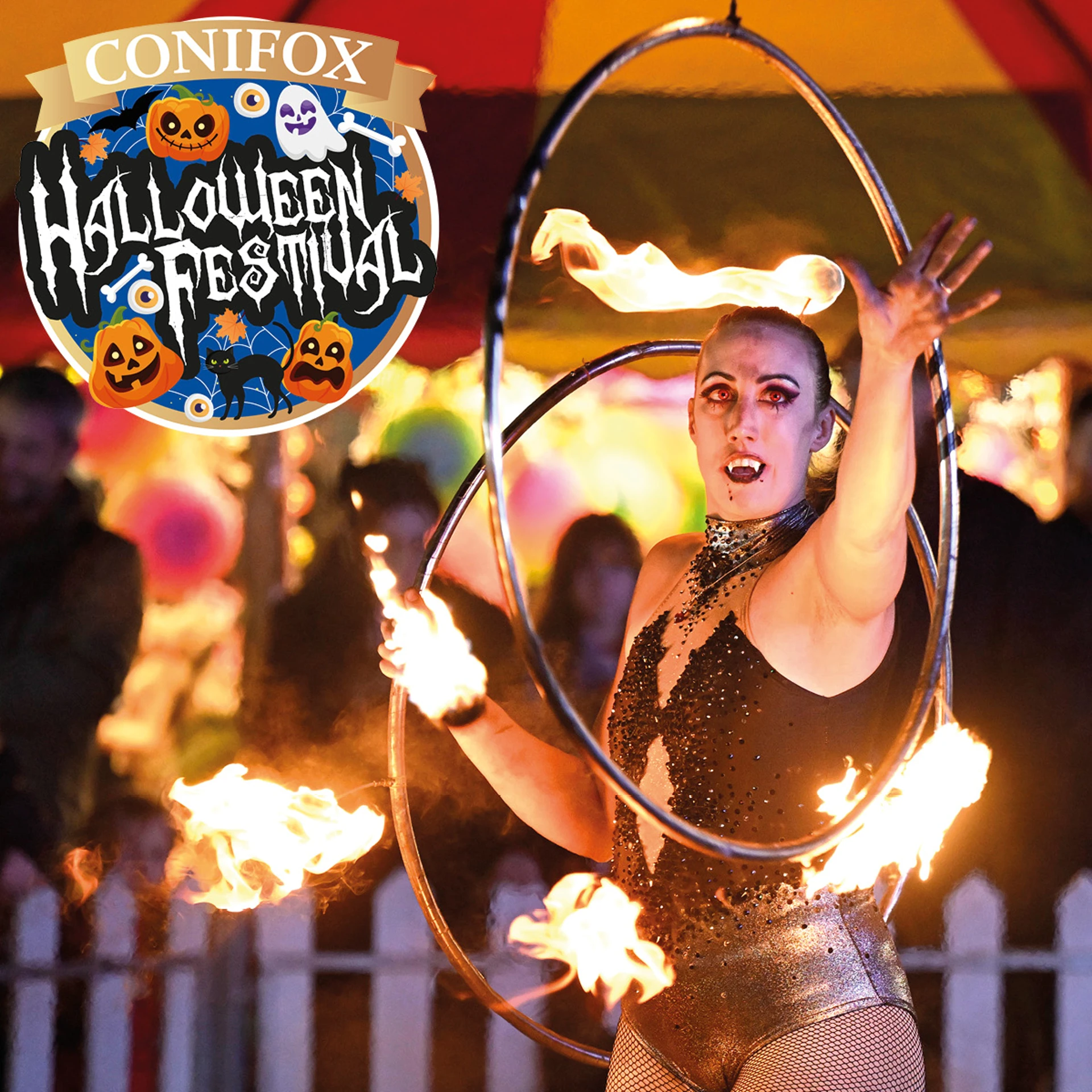 Background image - Halloween Nights Conifox