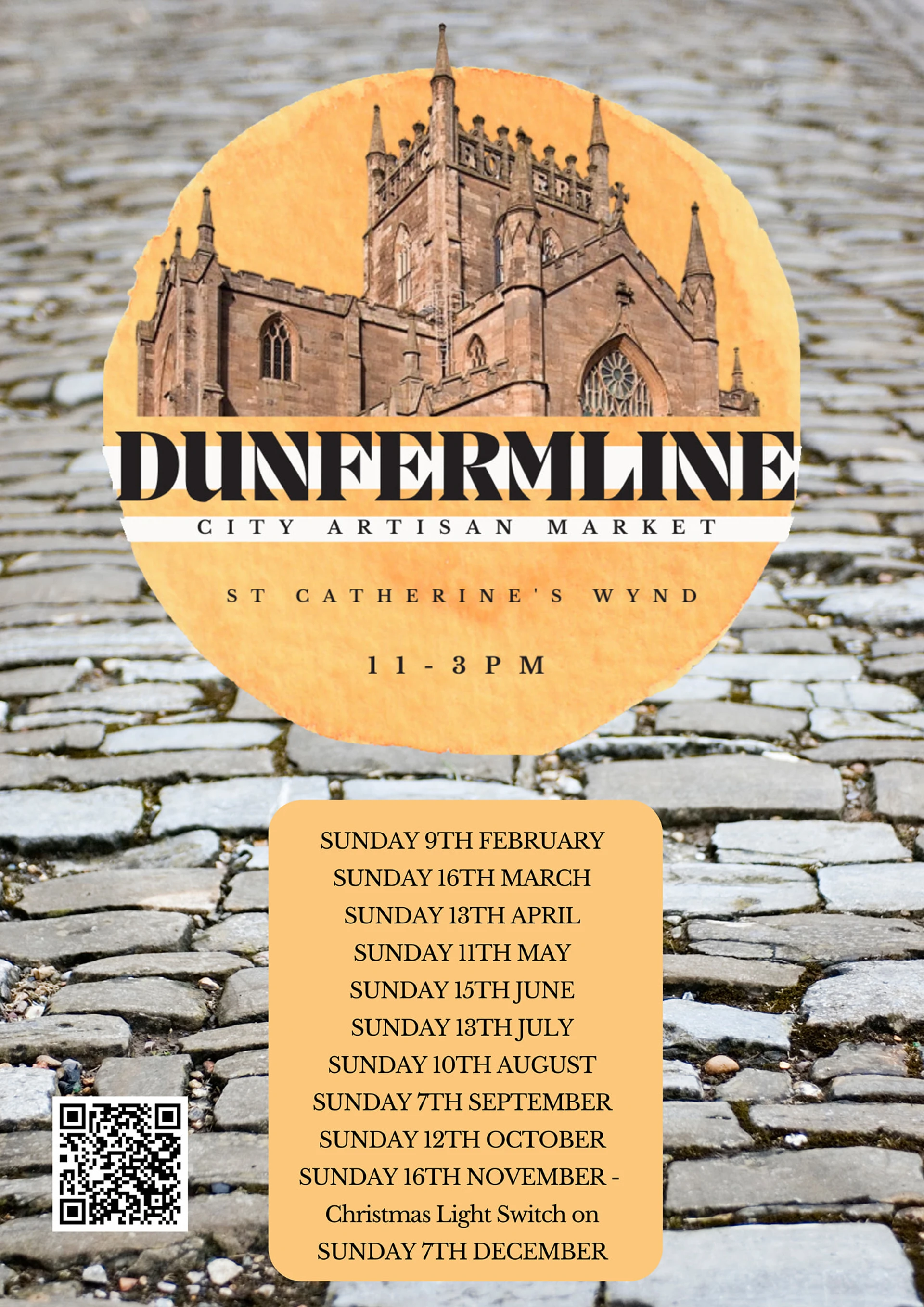 Background image - Dunfermline Artisan Market Dates 2025