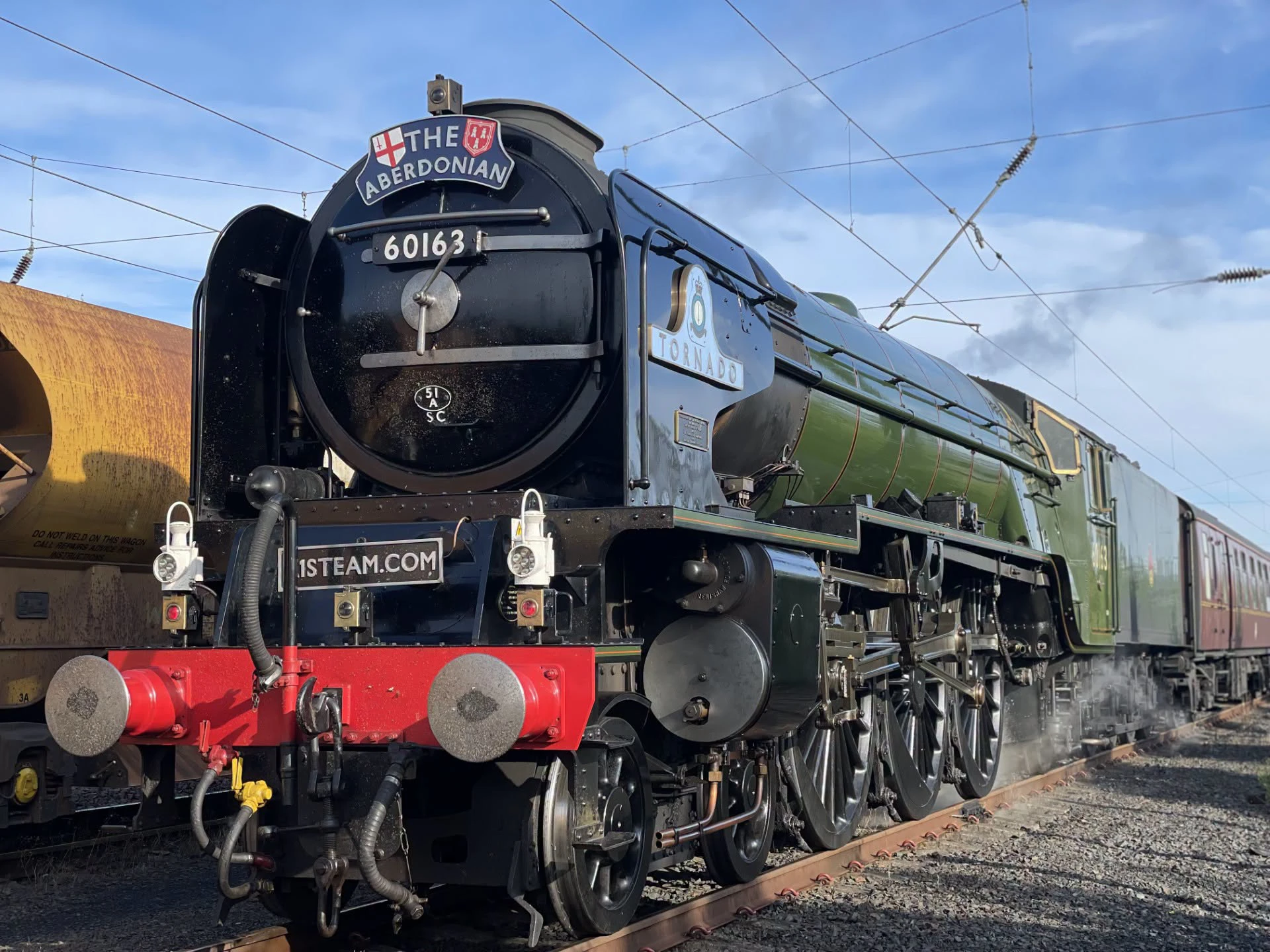 Background image - Tornado Boness Kinneil Railway Event